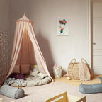 Bunny With Balloons Canvas Wall Art - KIDSROOM WALL ART