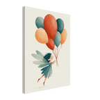 Fairy with Balloons Canvas Wall Art - KIDSROOM WALL ART