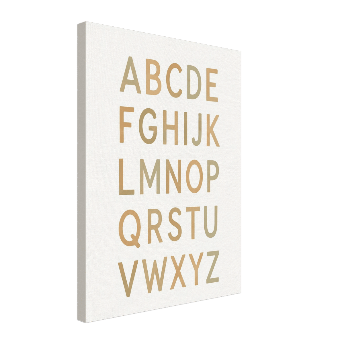 Modern Alphabet Canvas Wall Art - KIDSROOM WALL ART