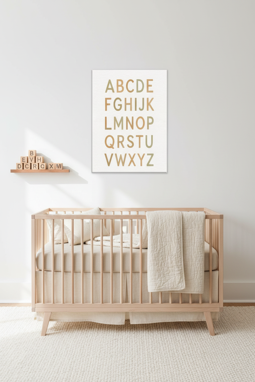 Modern Alphabet Nursery