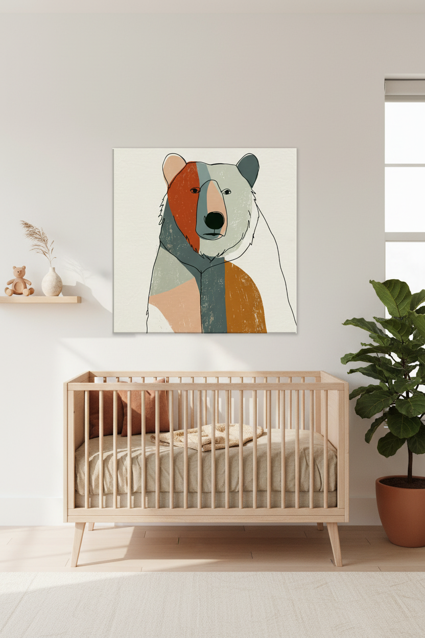 Modern Bear Nursery