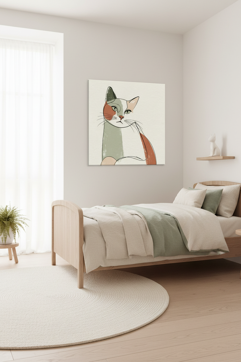 Modern Cat Children's Room
