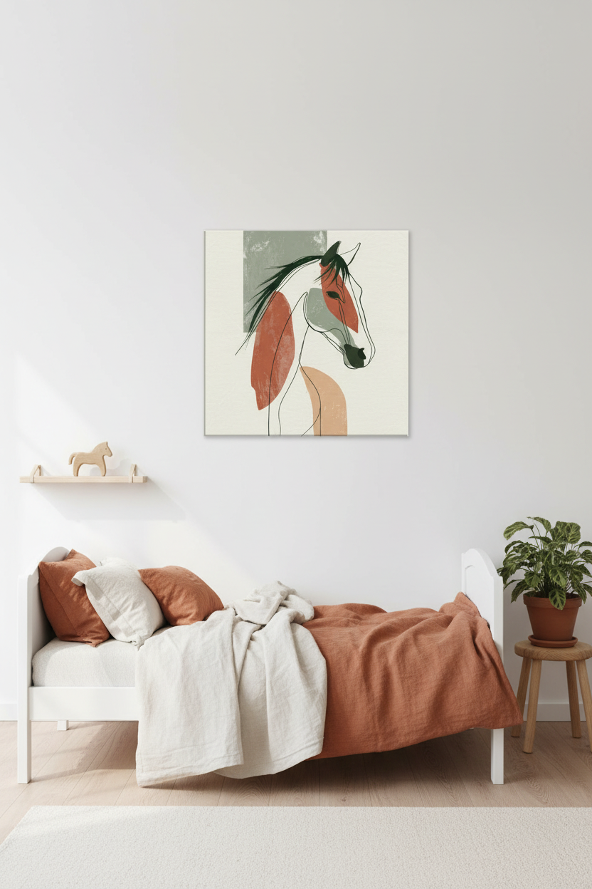 Modern Horse Children's Room