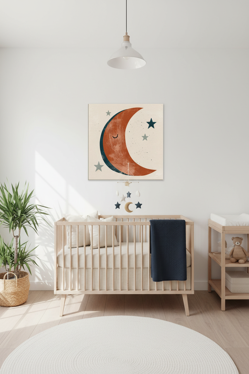 Modern Moon Nursery