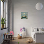 Moonlight Boat Ride Canvas Wall Art for Kids - KIDSROOM WALL ART