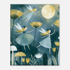 Moonlit Fairies Canvas Wall Art for Kids - KIDSROOM WALL ART