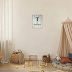Personalized Initial and Name Wall Art for Kids - KIDSROOM WALL ART