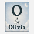 Personalized Initial and Name Wall Art for Kids - KIDSROOM WALL ART