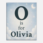 Personalized Initial and Name Wall Art for Kids - KIDSROOM WALL ART