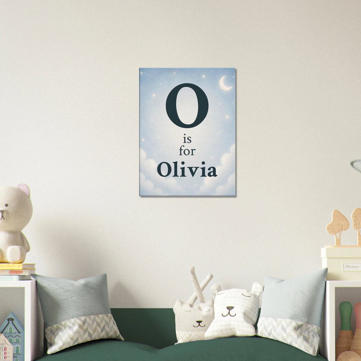 Personalized Initial and Name Wall Art for Kids - KIDSROOM WALL ART