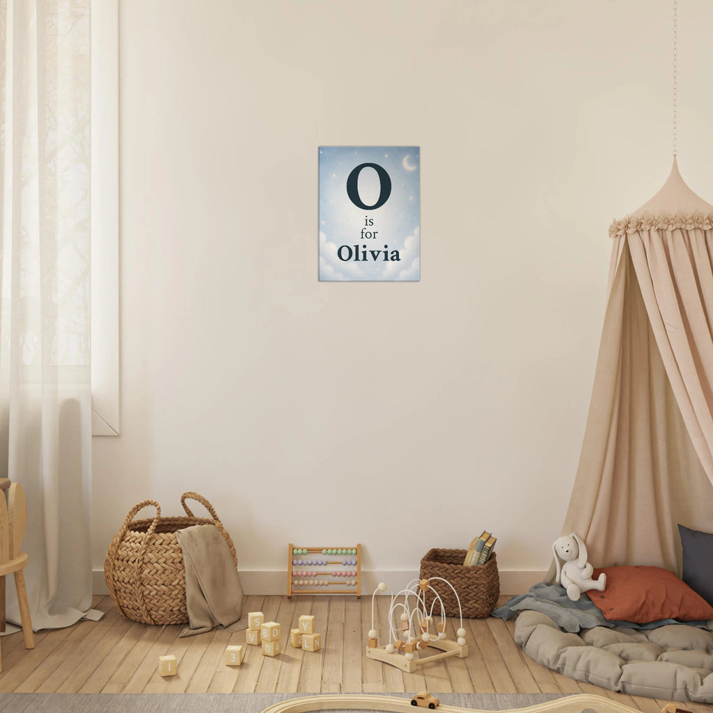 Personalized Initial and Name Wall Art for Kids - KIDSROOM WALL ART