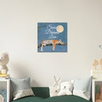 Personalized Sweet Dreams Tiger Canvas for Kids - KIDSROOM WALL ART