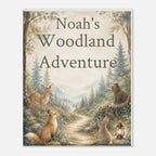 Personalized Woodland Adventure Wall Art for Kids - KIDSROOM WALL ART
