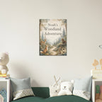 Personalized Woodland Adventure Wall Art for Kids - KIDSROOM WALL ART