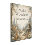 Personalized Woodland Adventure Wall Art for Kids - KIDSROOM WALL ART