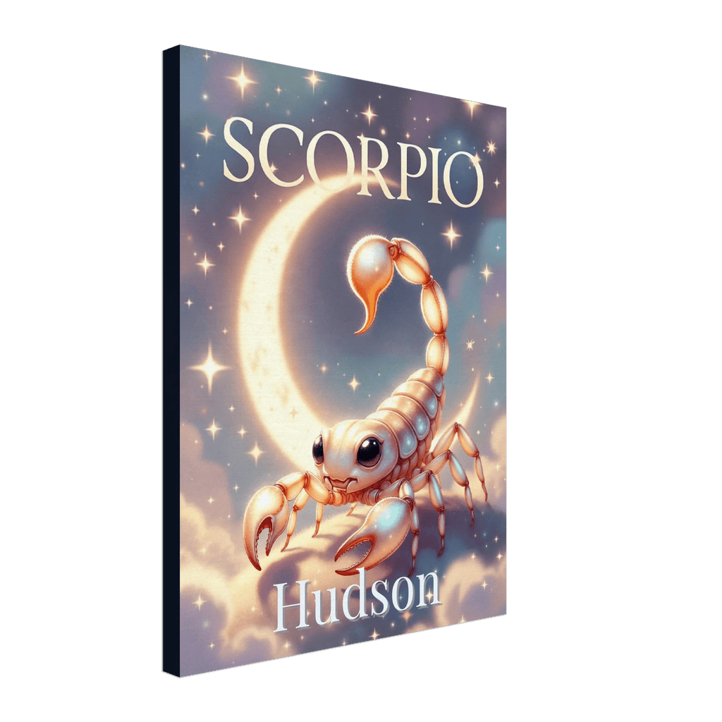 Scorpio Personalized Zodiac Wall Art for Kids - KIDSROOM WALL ART