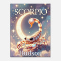 Scorpio Personalized Zodiac Wall Art for Kids - KIDSROOM WALL ART