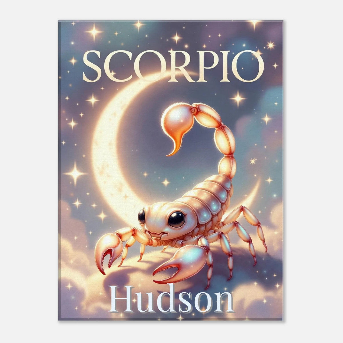 Scorpio Personalized Zodiac Wall Art for Kids - KIDSROOM WALL ART