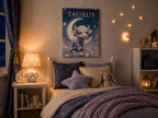 Taurus Personalized Zodiac Wall Art for Kids - KIDSROOM WALL ART