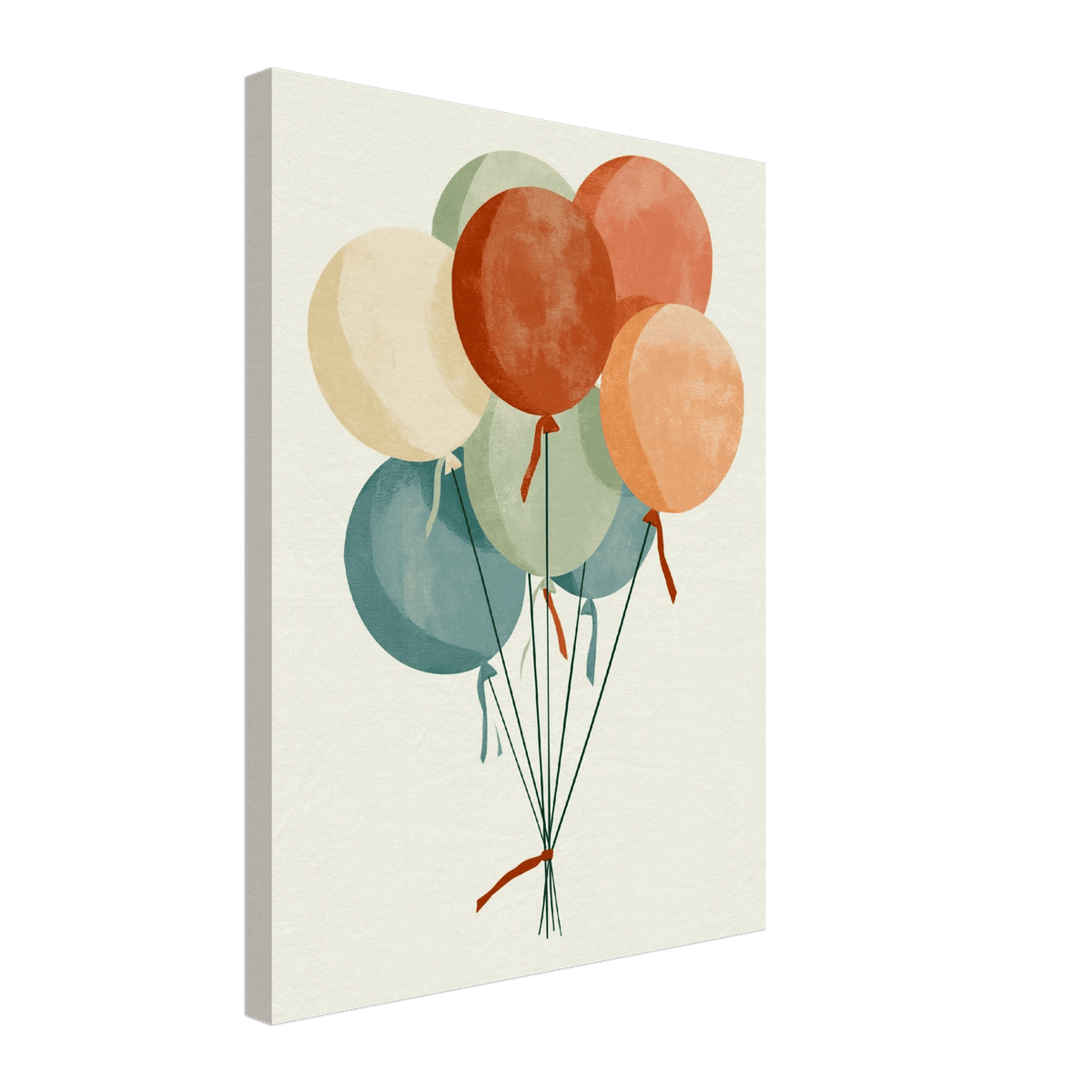Vintage Balloons Canvas Wall Art - KIDSROOM WALL ART