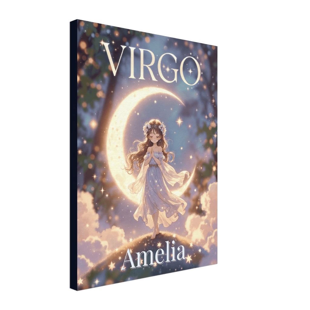 Virgo Personalized Zodiac Wall Art for Kids - KIDSROOM WALL ART